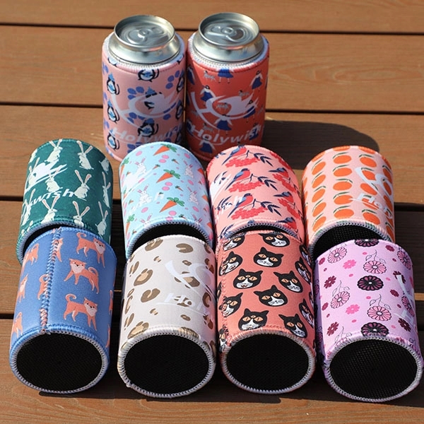 Deluxe Neoprene Can Cooler, custom koozie with logo imprint 3