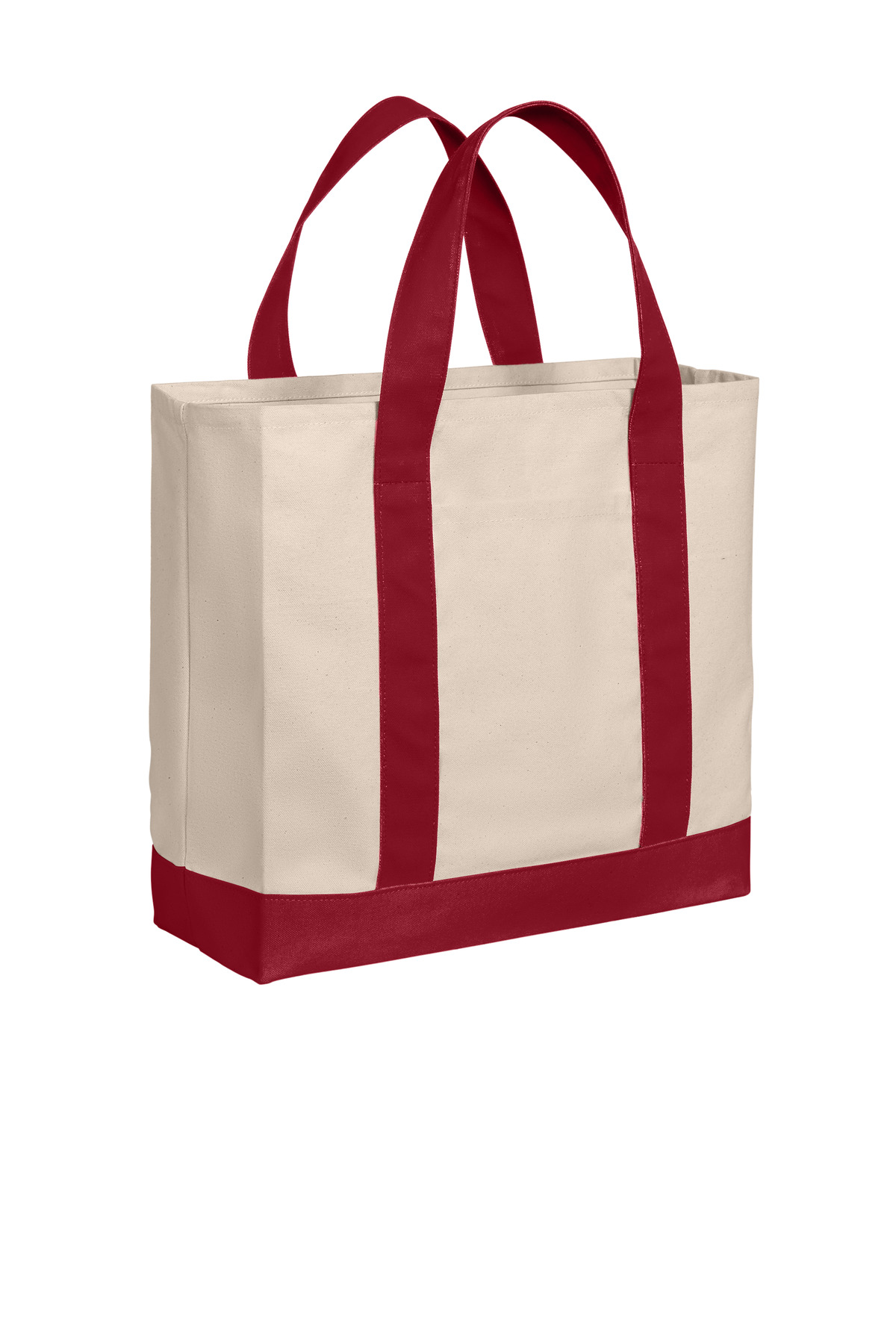 Port Authority Cotton Canvas Two-Tone Tote BG429 18