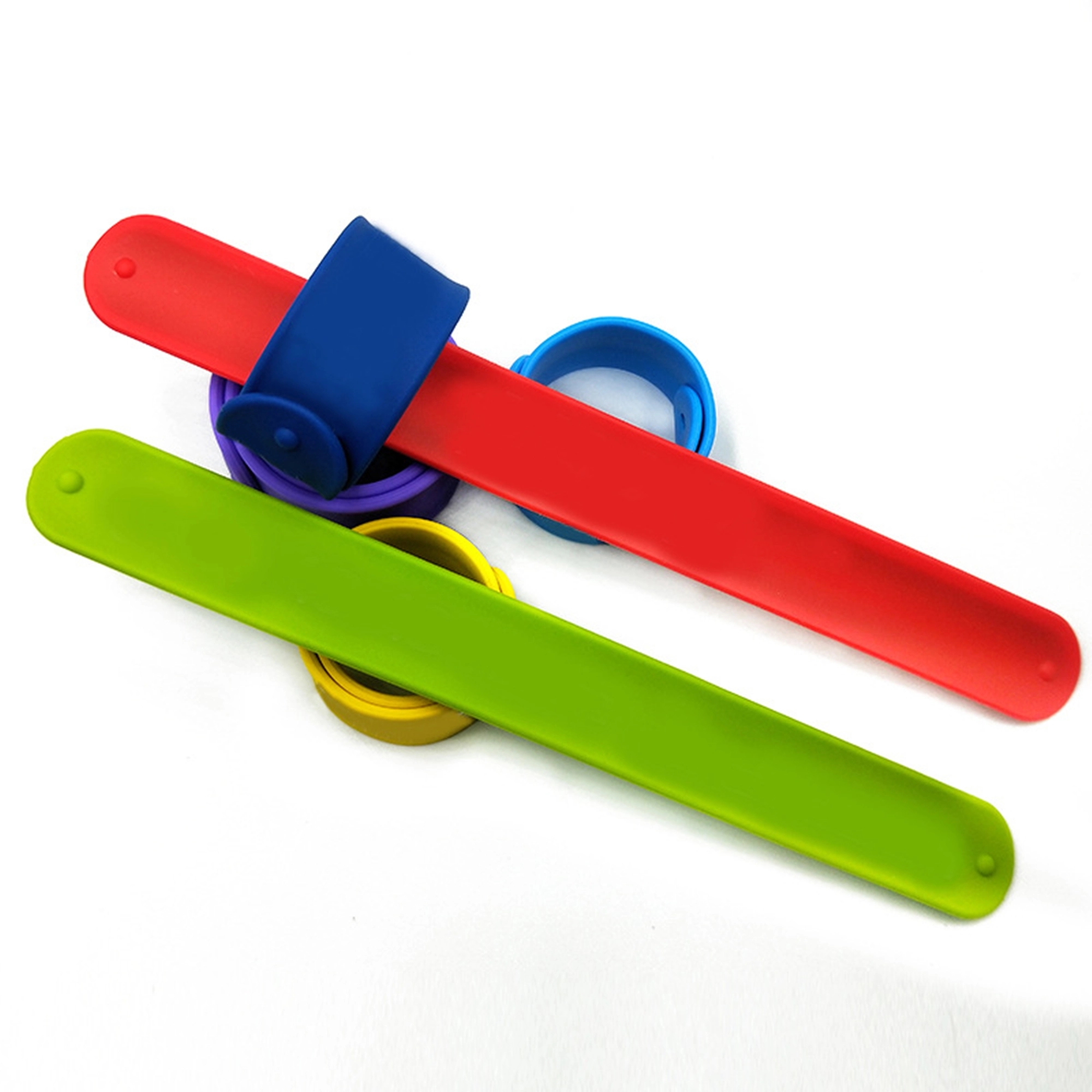 Silicone Rainbow Slap Bracelet 4