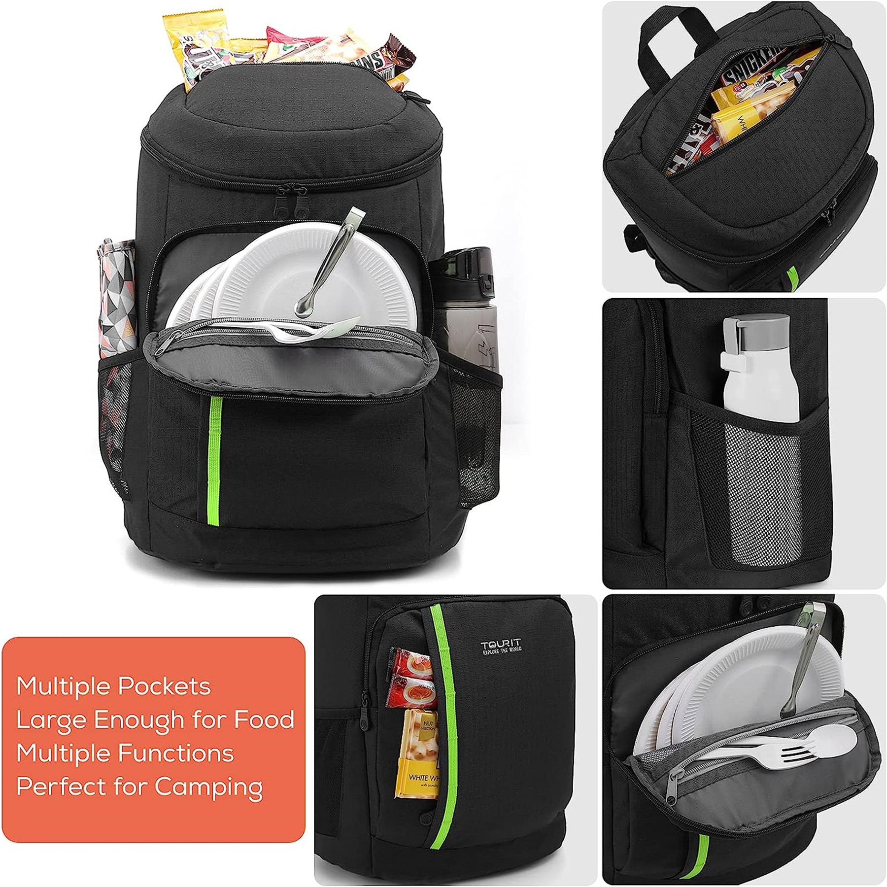 Large Capacity Waterproof Lunch Bag 7