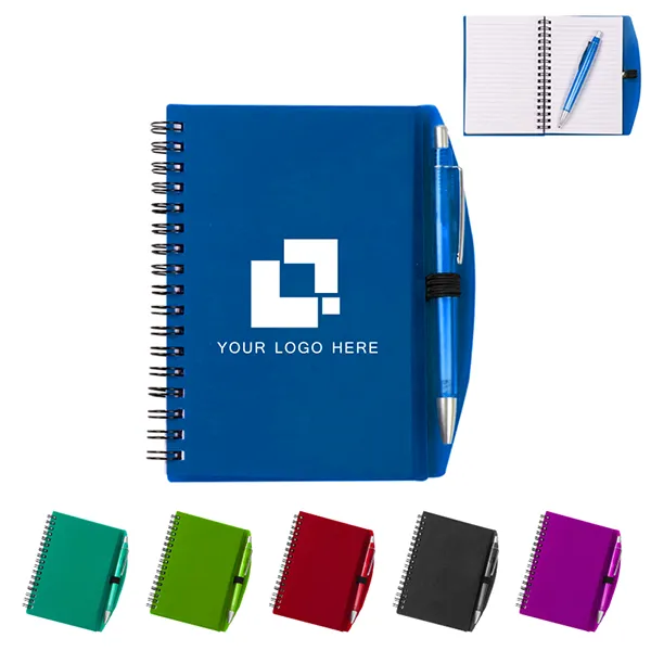 Spiral Bound Notebook With Pen - 50 sheets 2