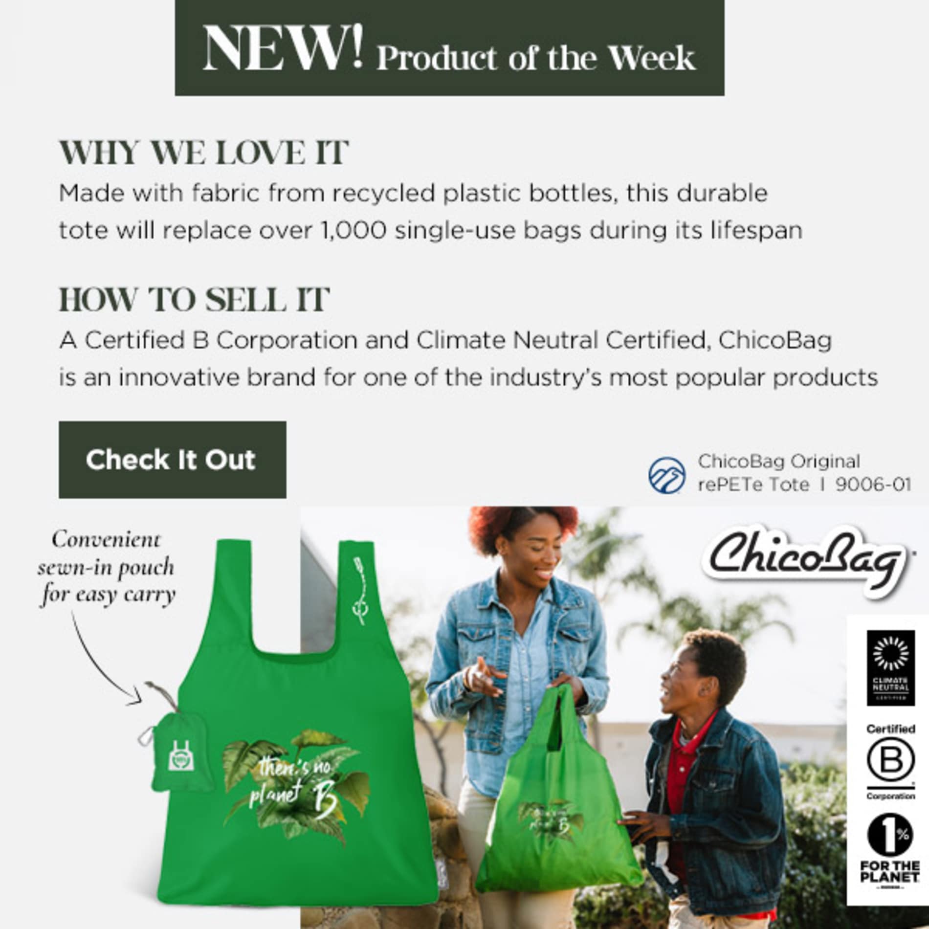 ChicoBag Original rePETe Tote 5