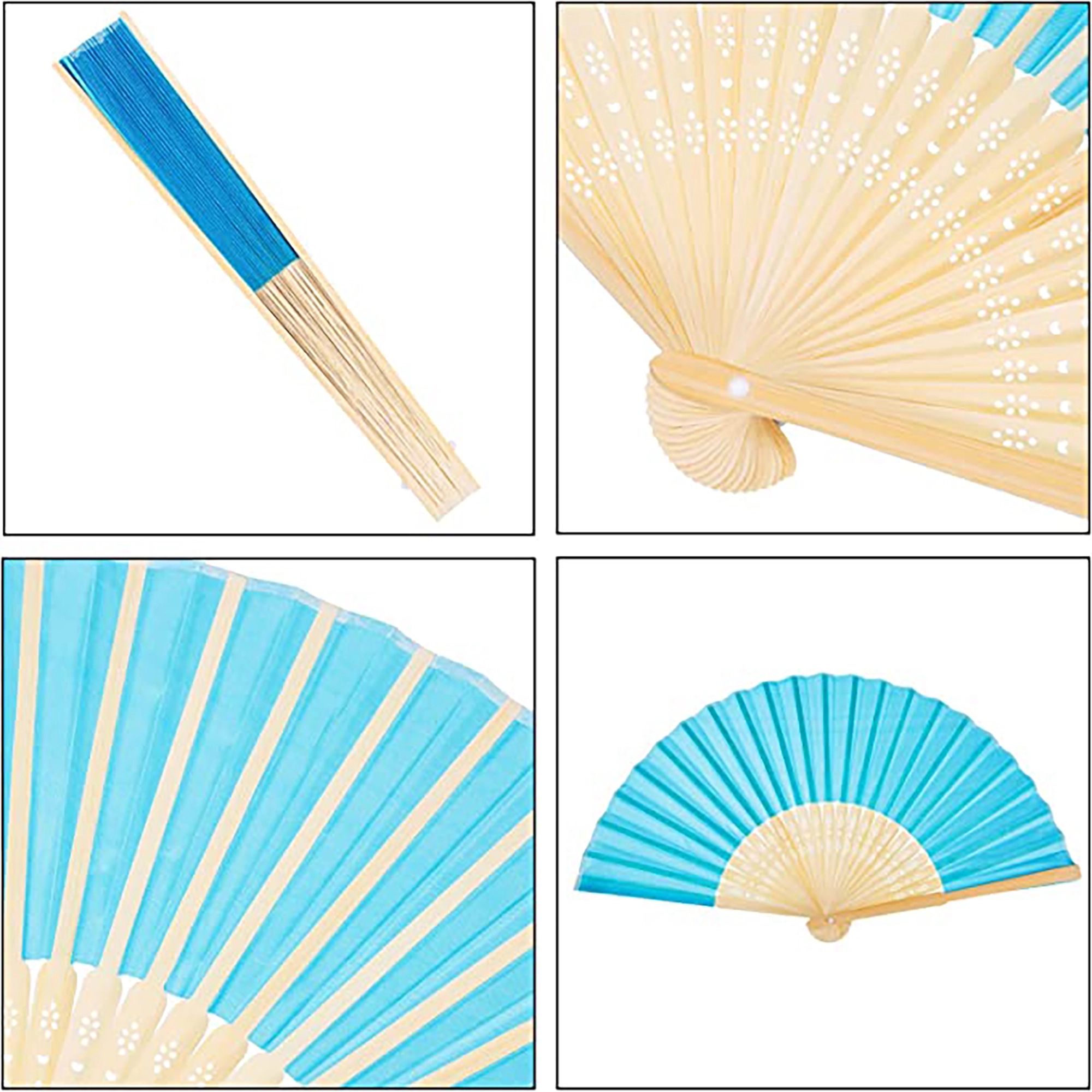 Folding Bamboo Silky Fans 4