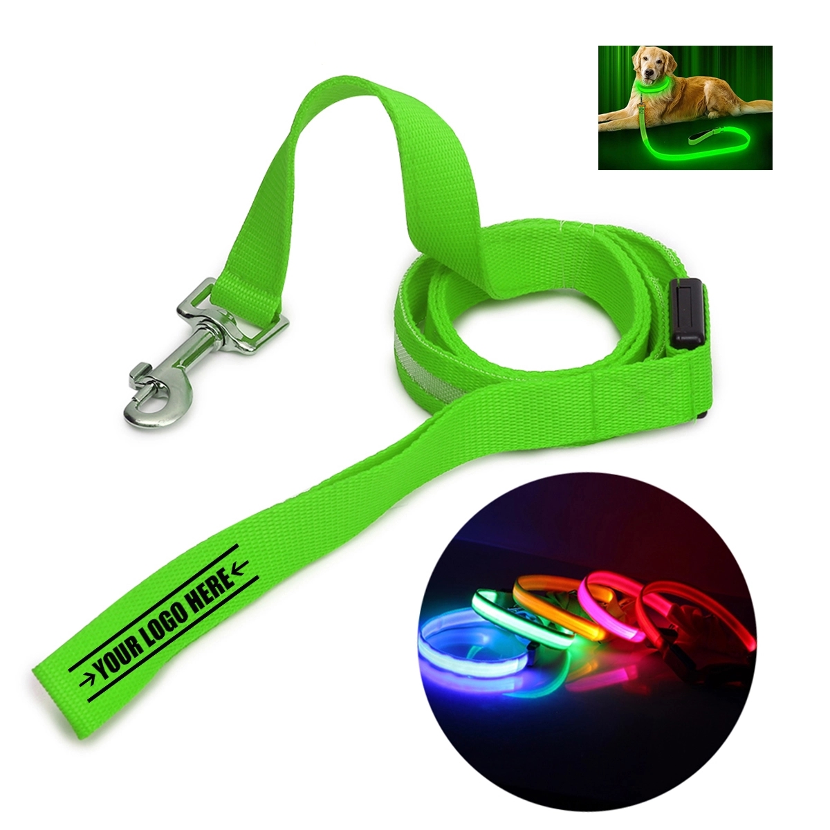 LED Glowing Dog Leash 1