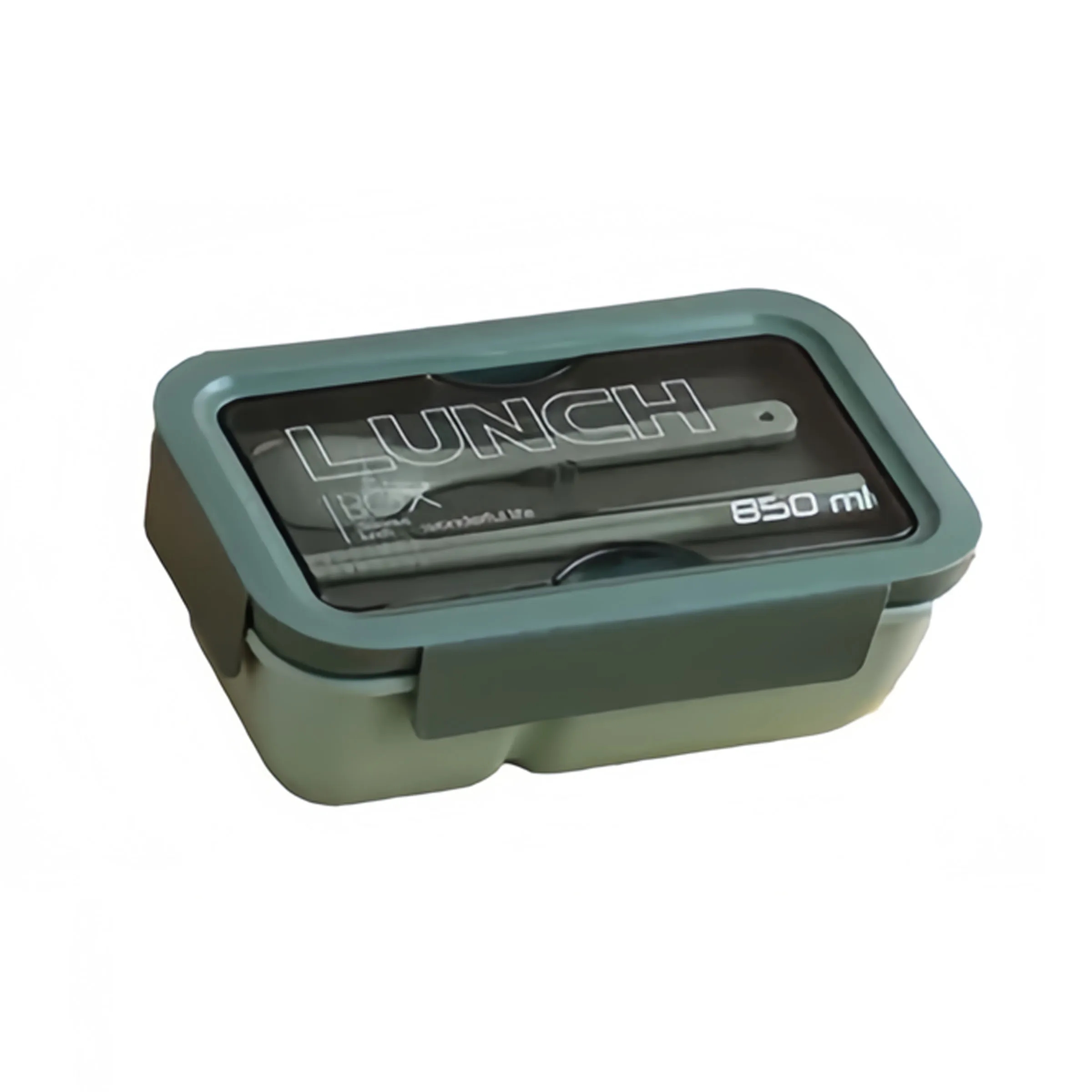 Polypropylene Single Layer Rectangular Student Lunch Box 3