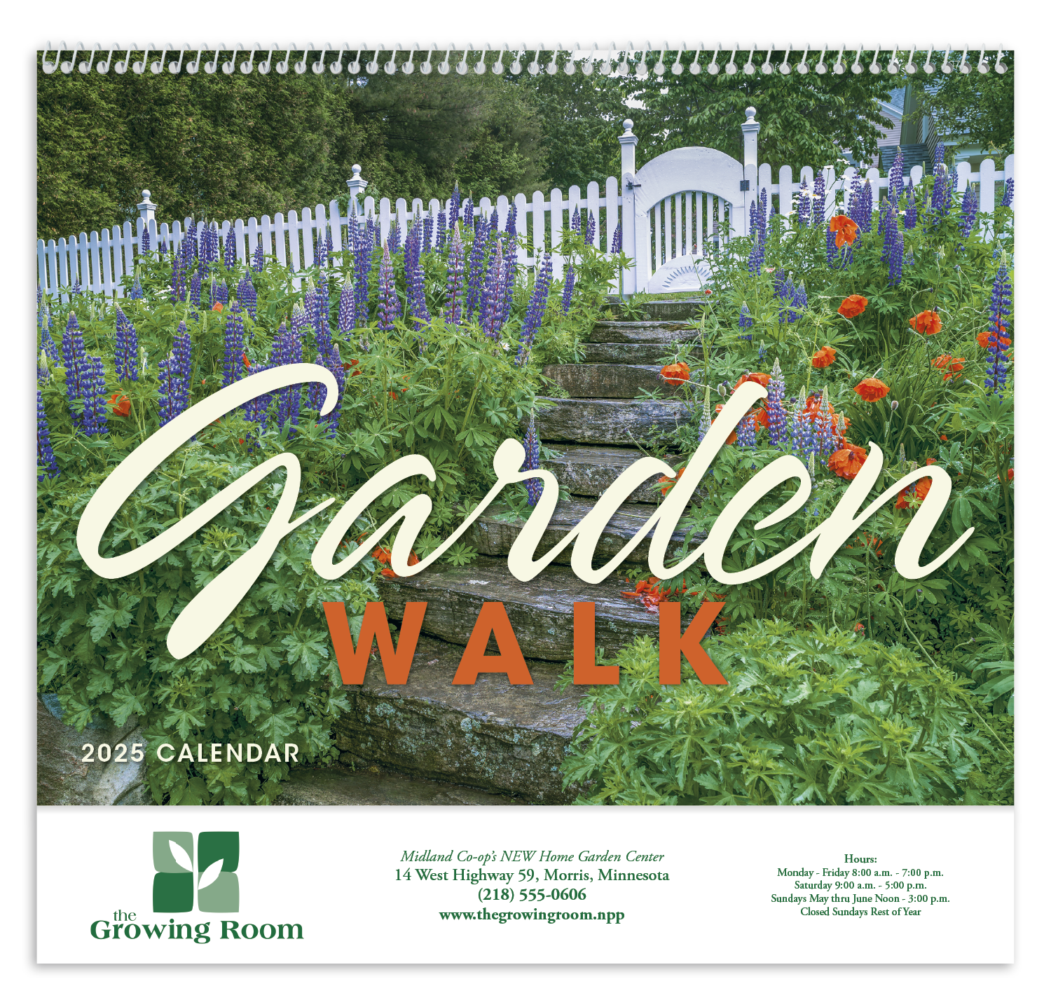 Good Value™ Garden Walk - Spiral Calendar 2