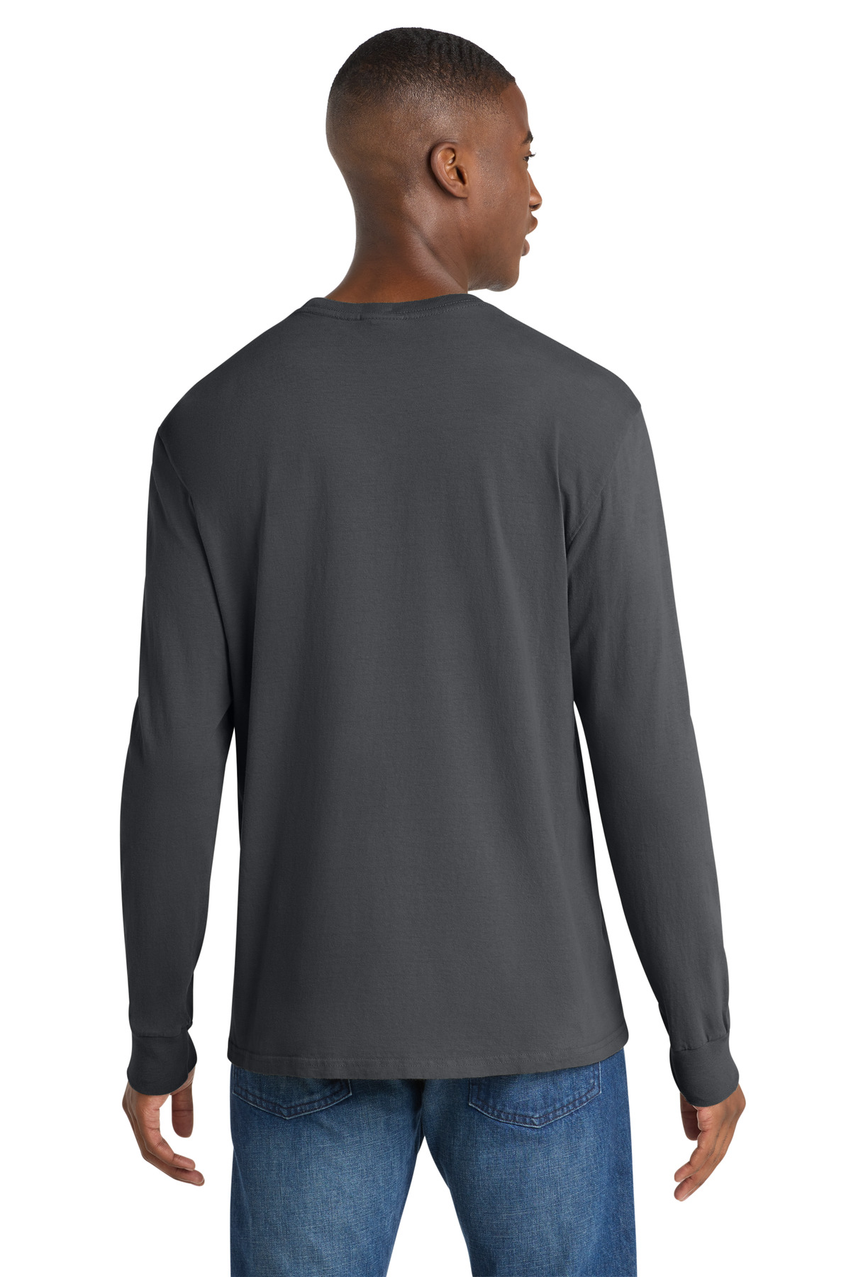 Port & Co Beach Wash Garment-Dyed Long Sleeve Tee PC099LS 142
