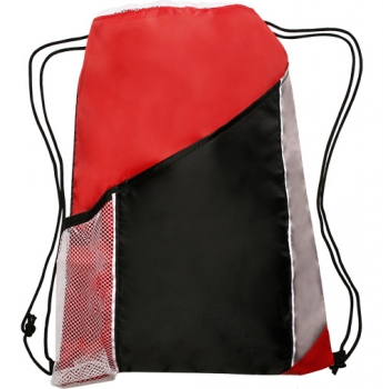 Side Mesh Pockets Drawstring Backpacks 2