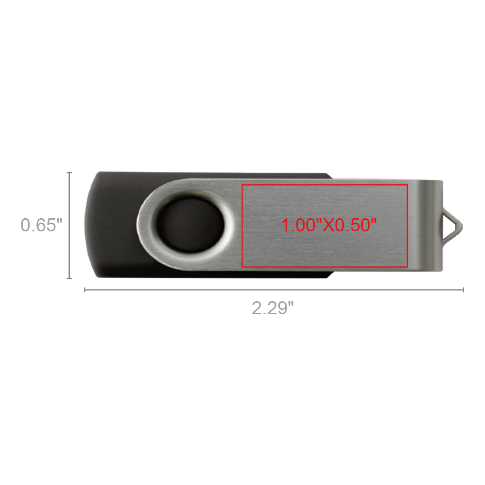 Northlake QuickShip Swivel USB Flash Drive