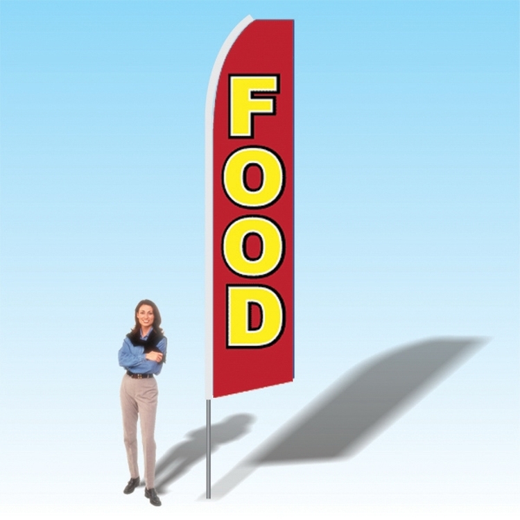 15FT Food Advertising Banner Flag 2