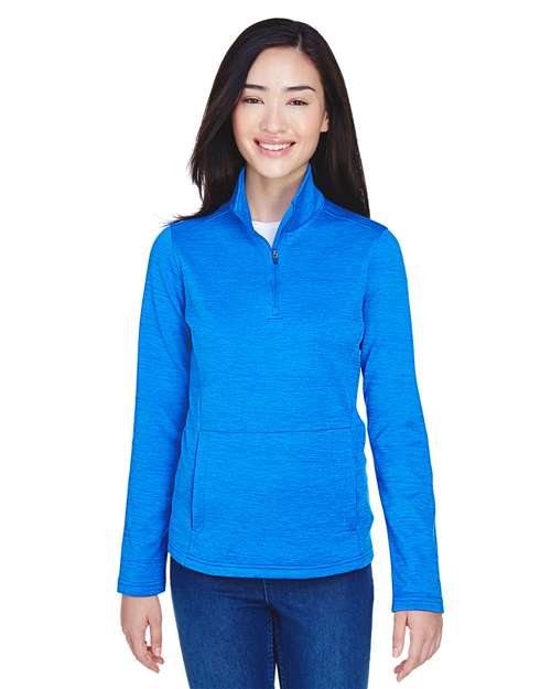 Women's Newbury Mélange Fleece Quarter-Zip Pullover - DG798W 4