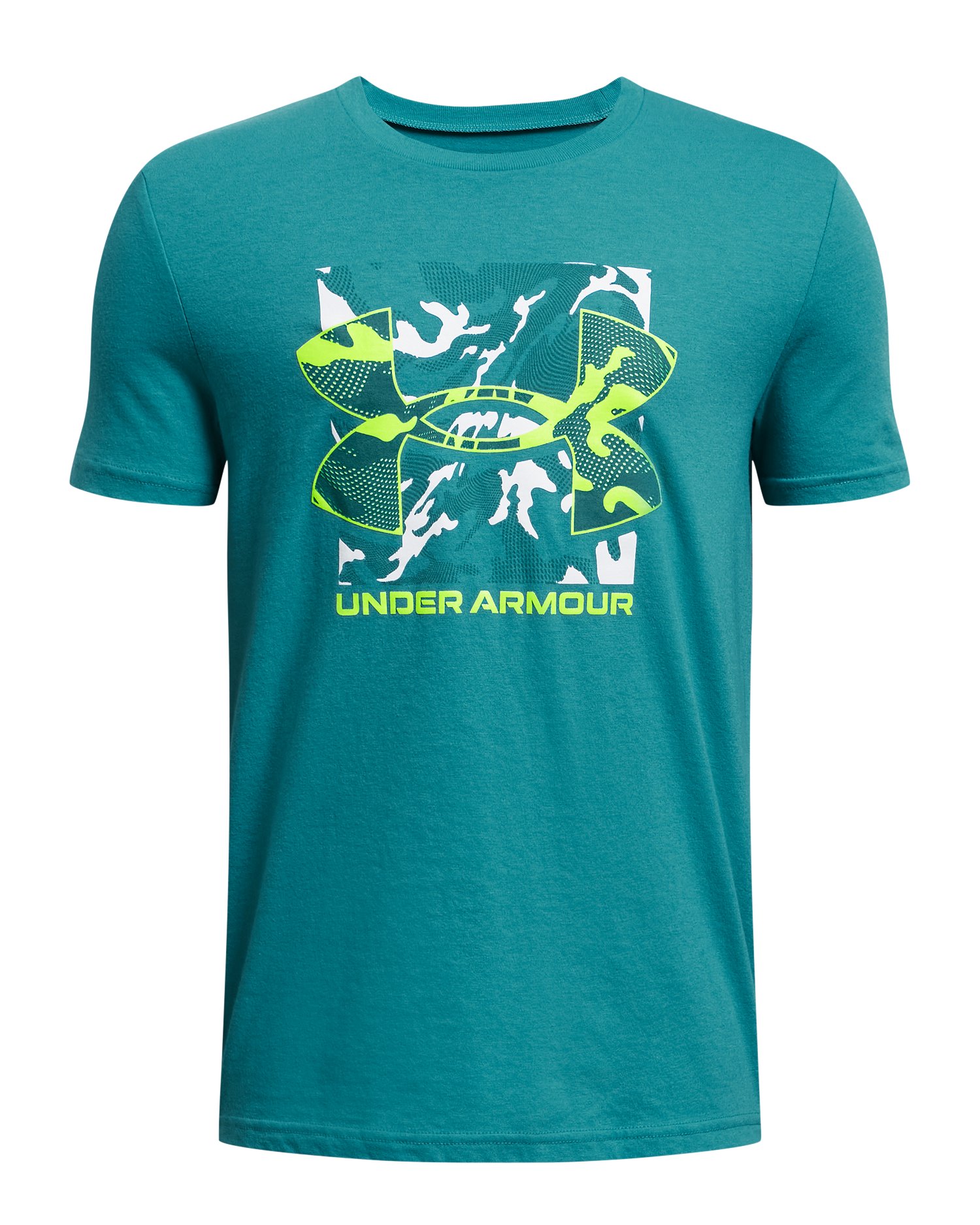 UA Box Logo Camo Boys' Short Sleeve T-Shirt 9
