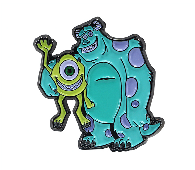 Monster Shaped Badge Lapel Pin 2