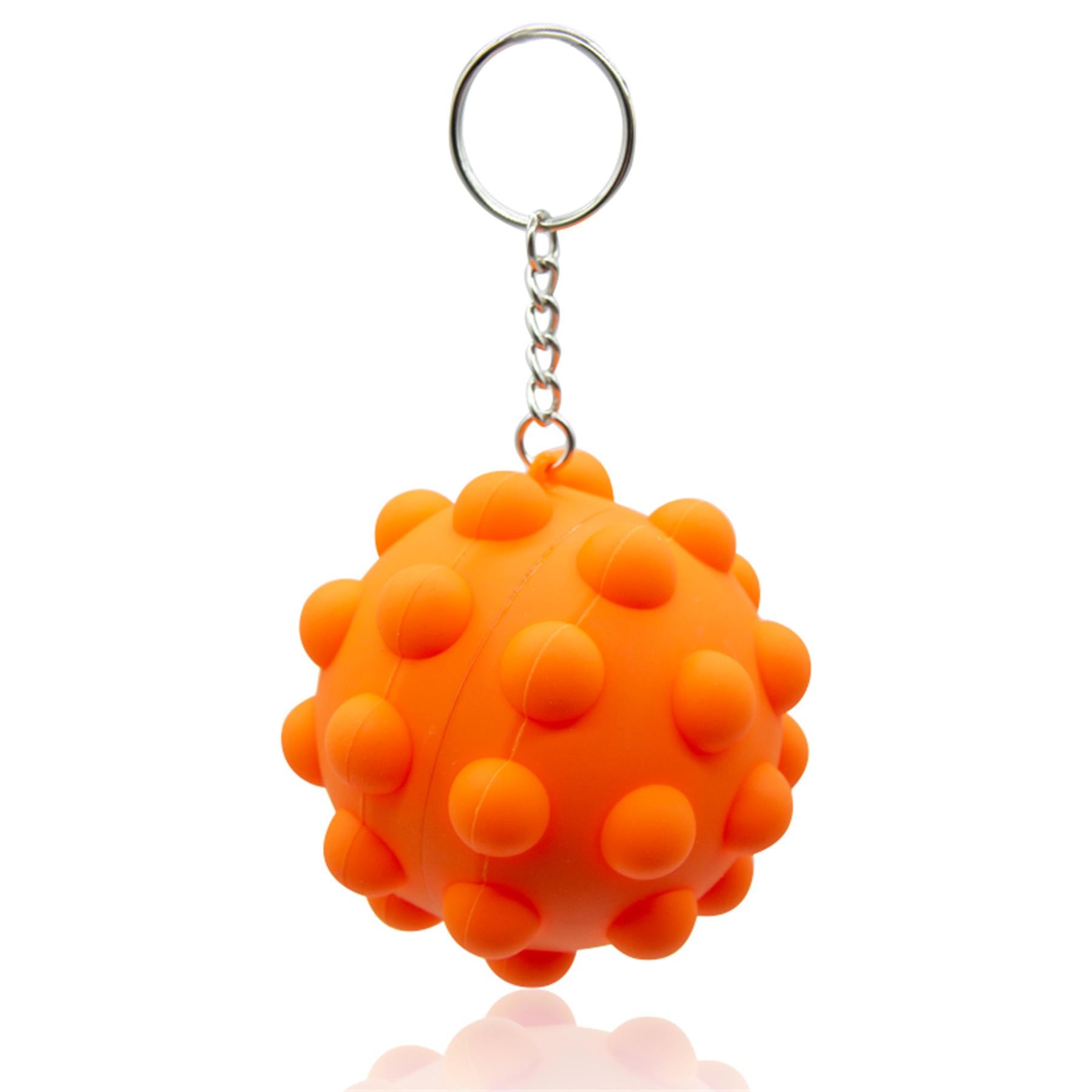 Push Bubble Squeeze Ball Toy Key Chain 4