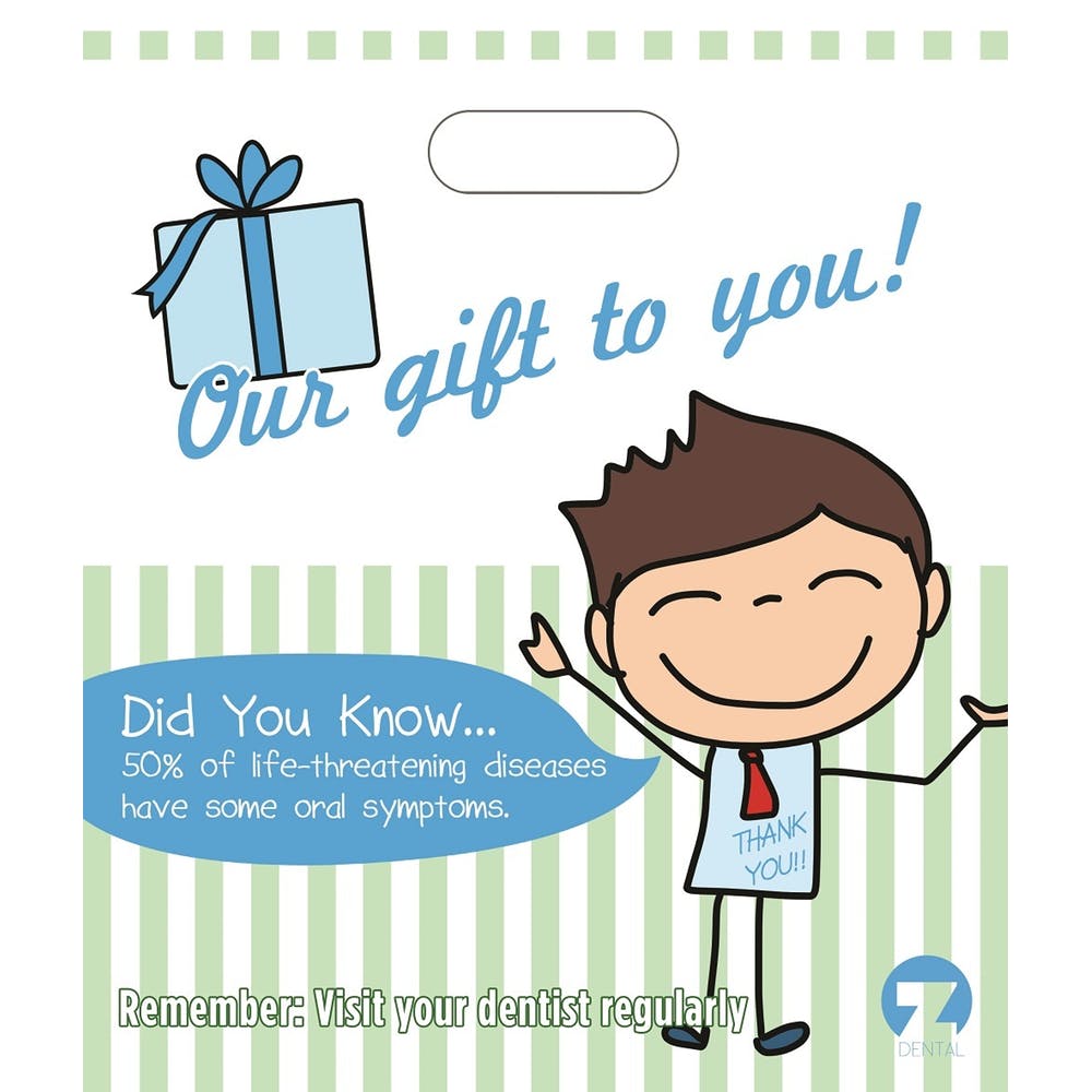 Dental Gift Bags - Assorted Fun Facts 2