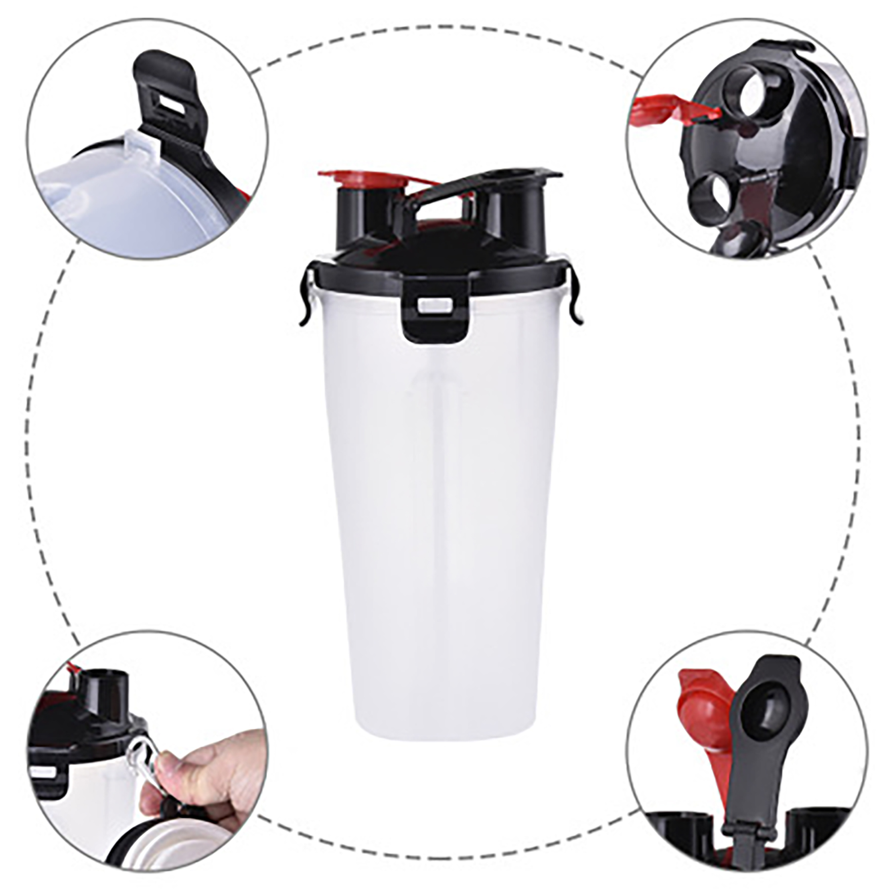 2 in 1 Portable Travel Pets Container 3