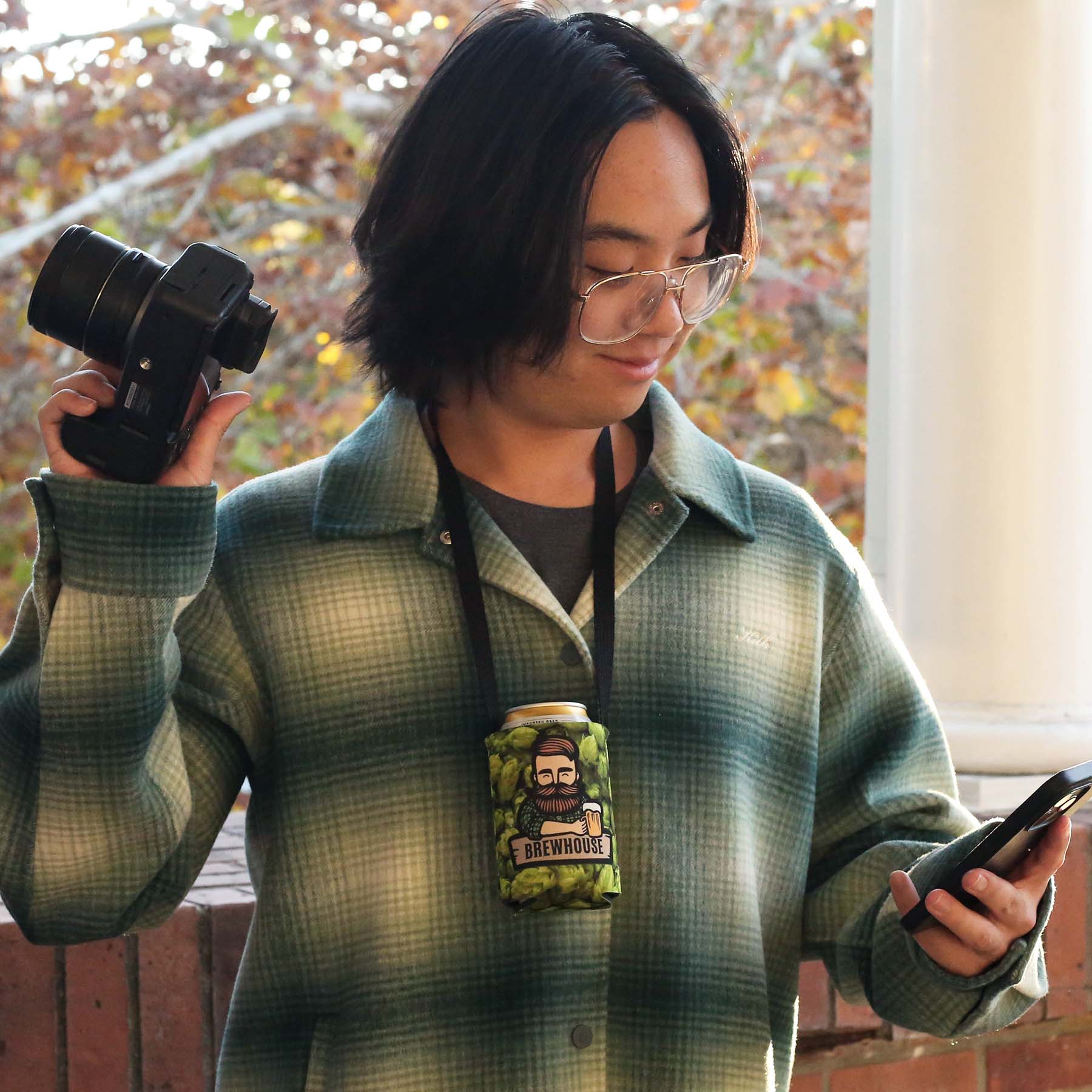 Full Color Hands Free Can Cooler