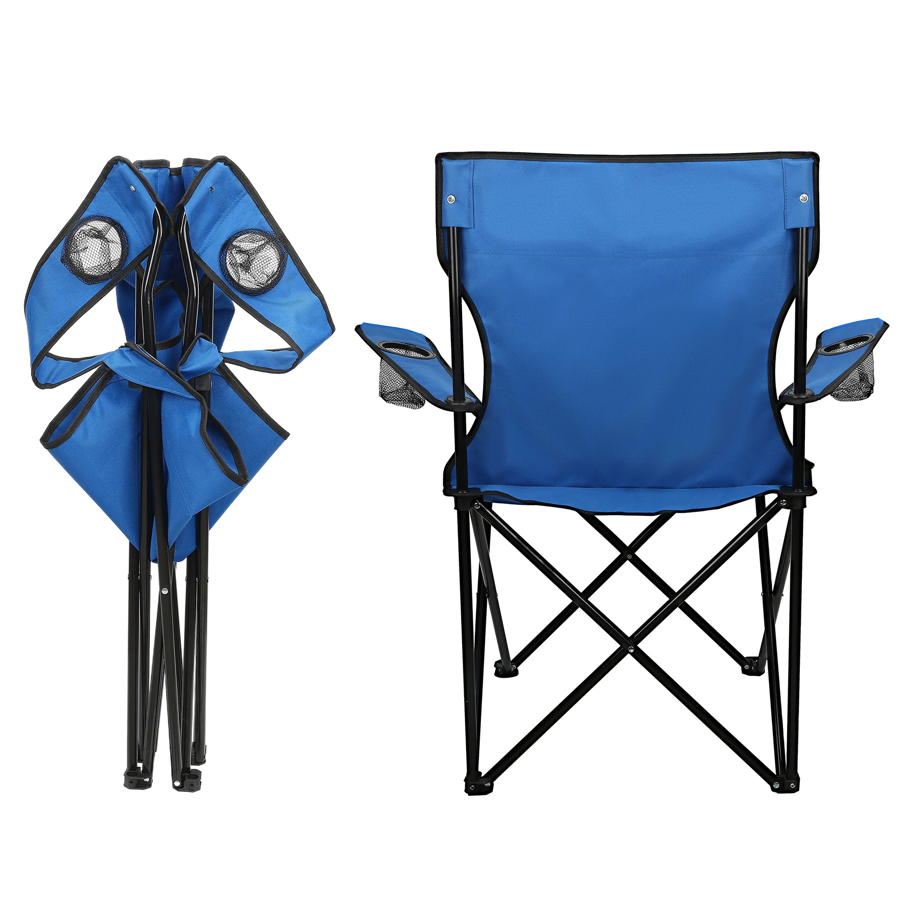 Premium Folding Chair W/ Net Cup Holder 13
