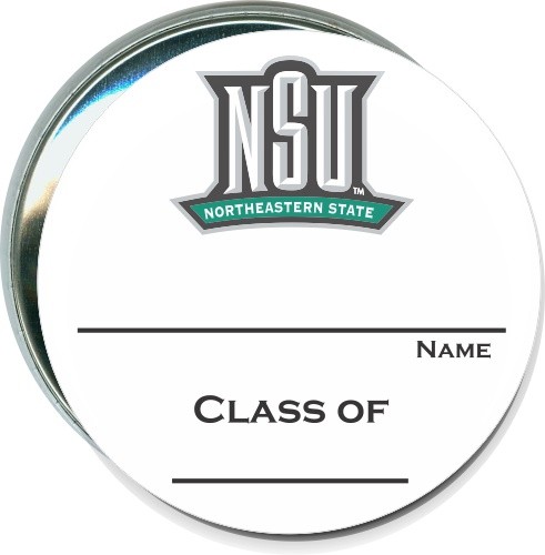 Northeastern State University, Reunion name tag, College Button