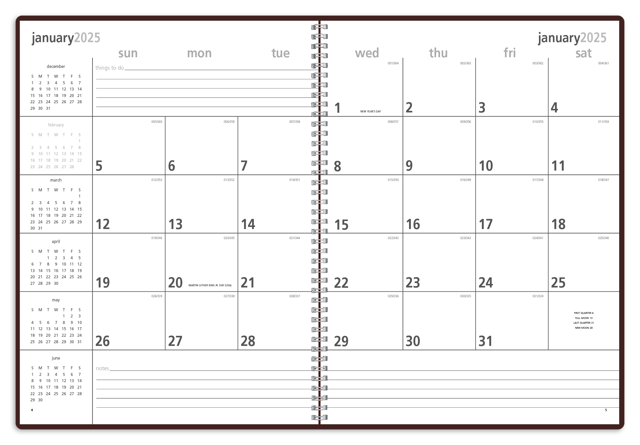 Triumph® Calendars Monthly & Weekly Planner 35
