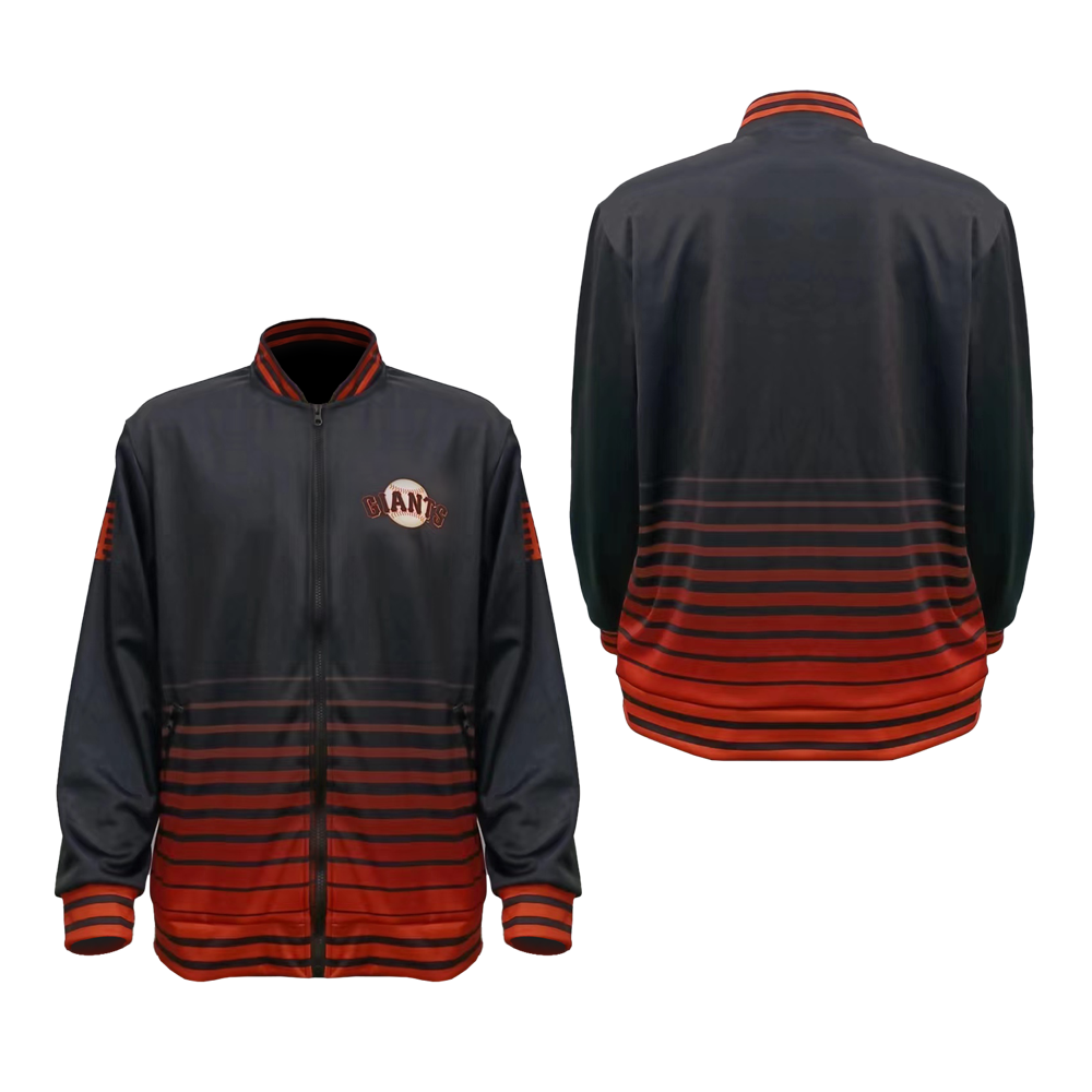 Men's Full Zip Collar Feels Like Cotton Jacket with Fleece Backing 3
