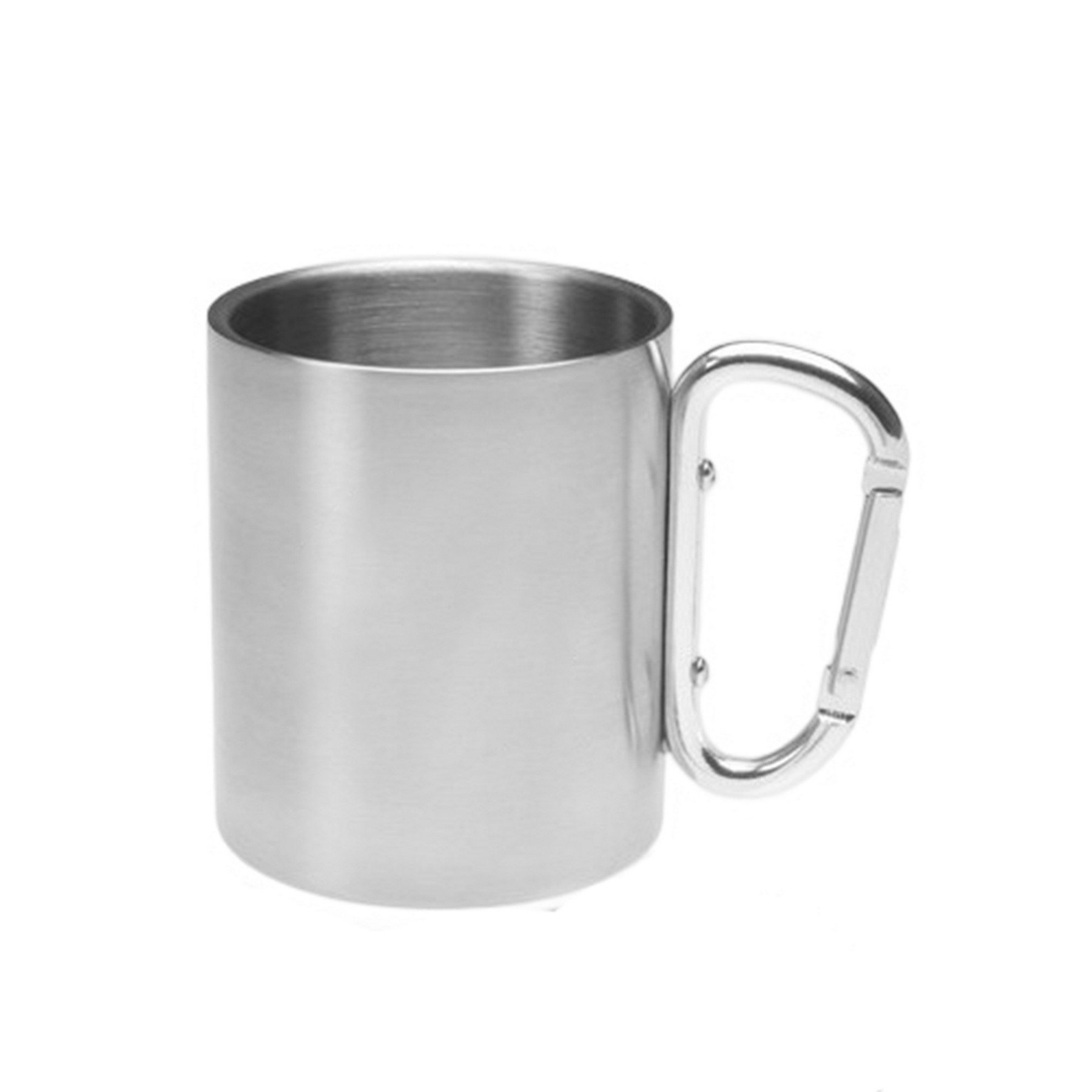 10 Oz. Stainless Steel Camping Carabiner Mugs 2