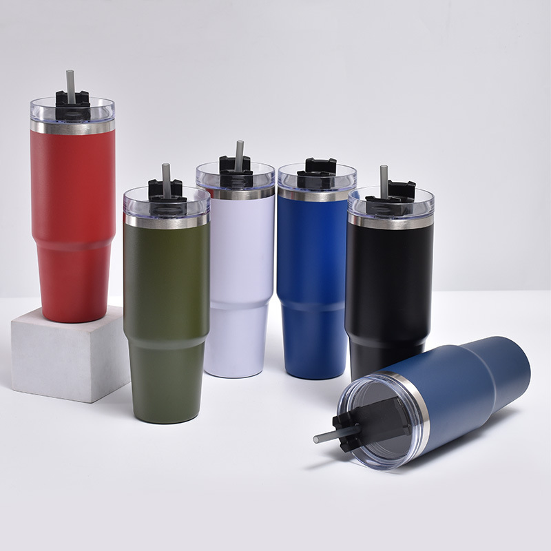 30oz Stainless Steel Vacuum Tumbler 1