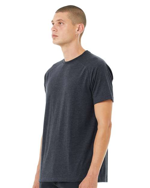 Men's Heather CVC Raglan Tee - 3201 16