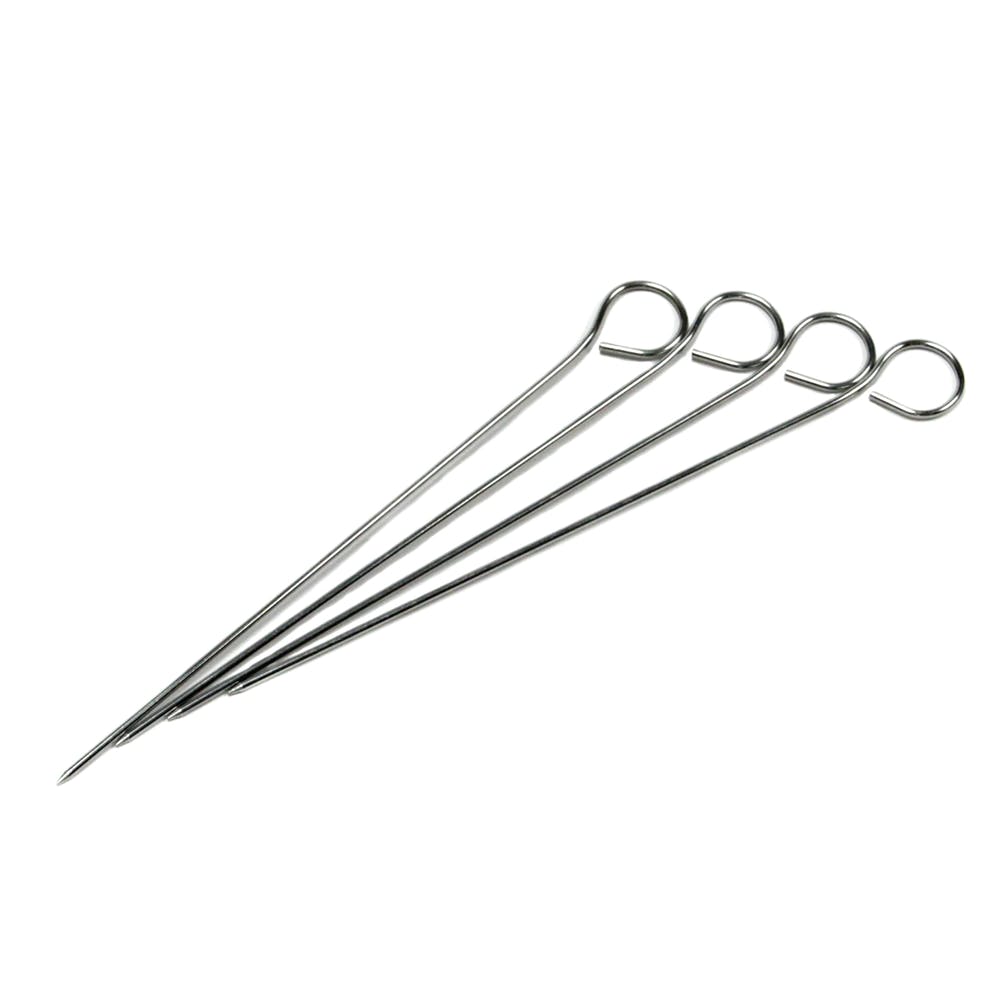 9" Reusable BBQ Skewers - Stainless Steel 2