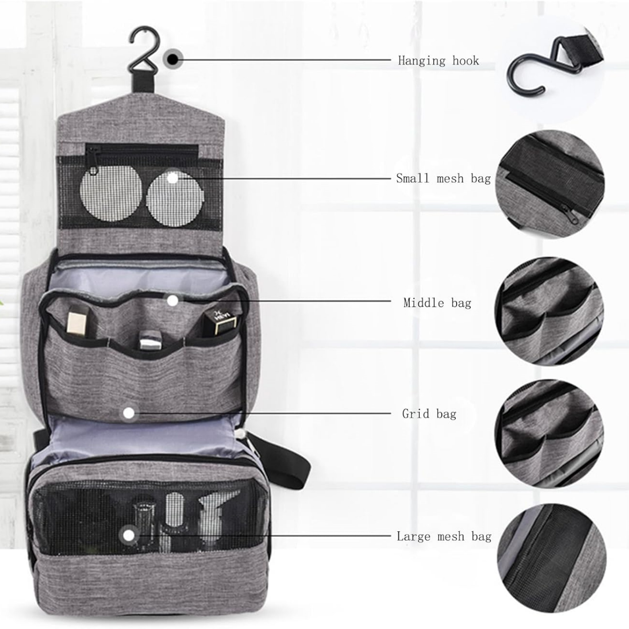 Hanging Travel Toiletry Bag 2