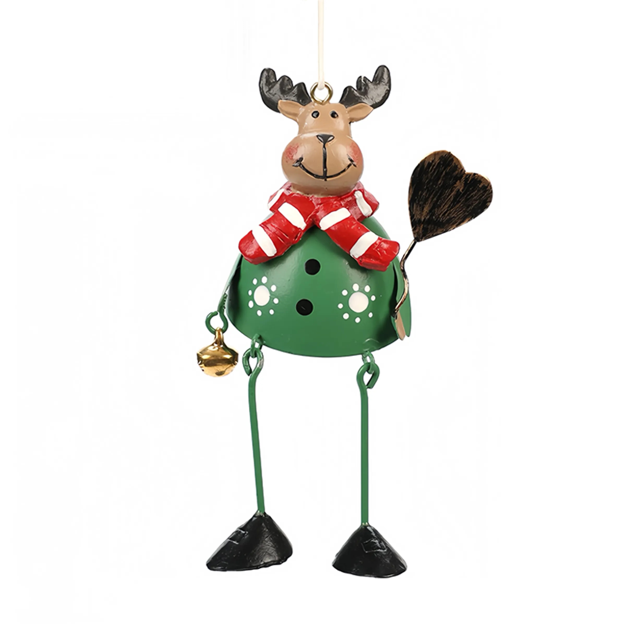 Iron Christmas Tree Santa Claus Ornament 2