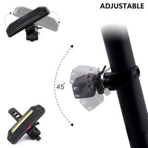 Compact White LED Bike Light With Rechargeable Multiple Lighting Modes 17