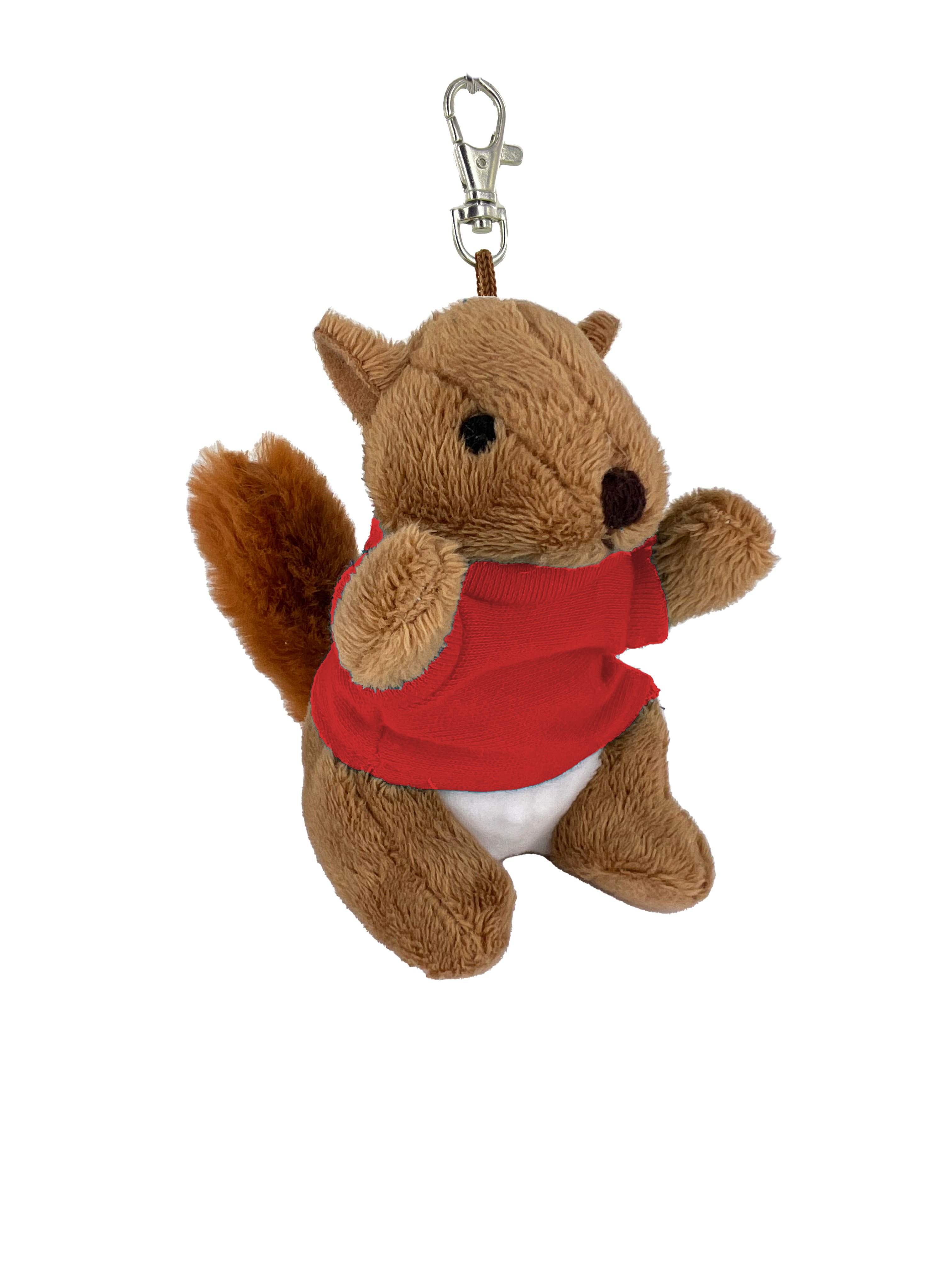 Soft Plush Squirrel 4" Keychain 18