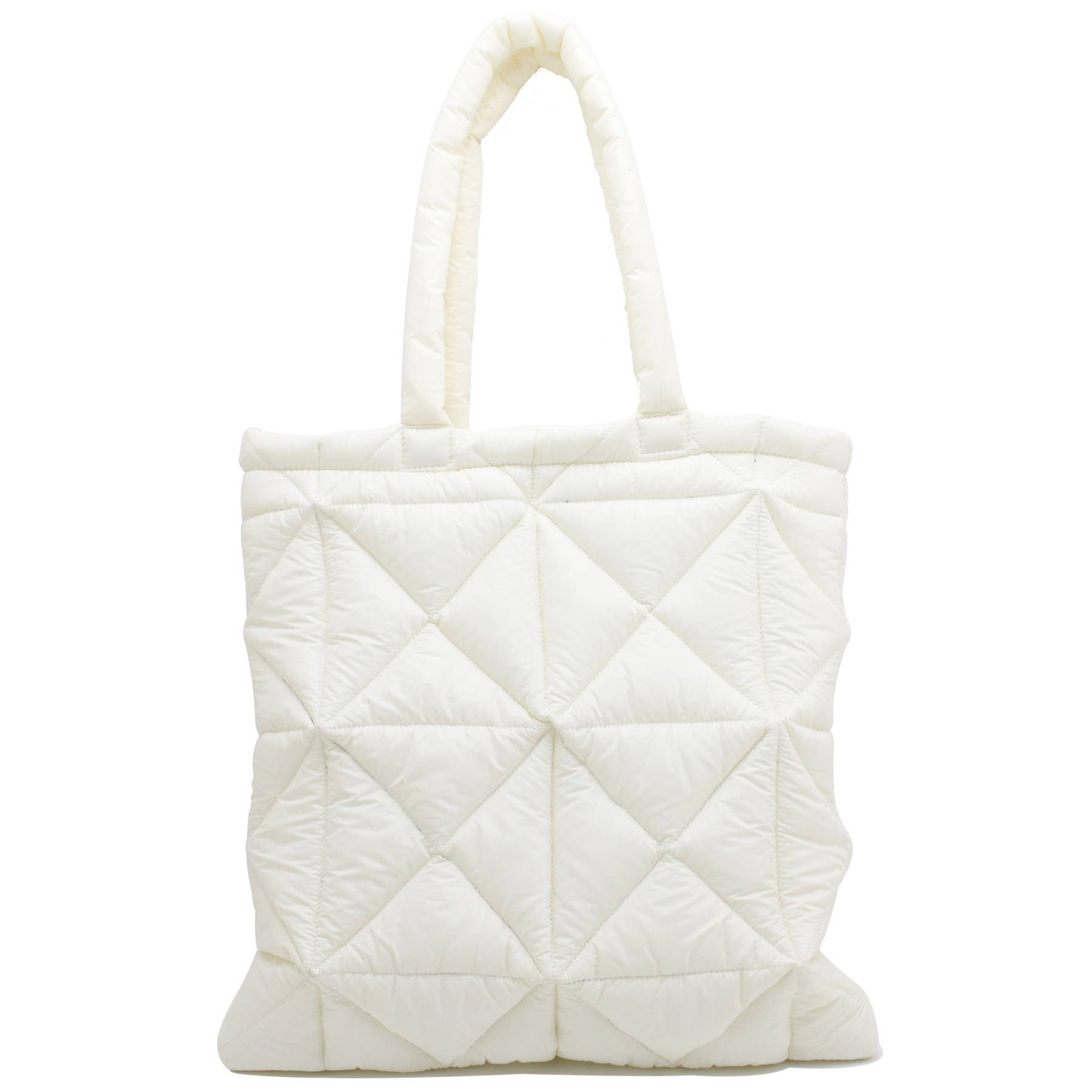 Nylon Simple puff down tote bag 4