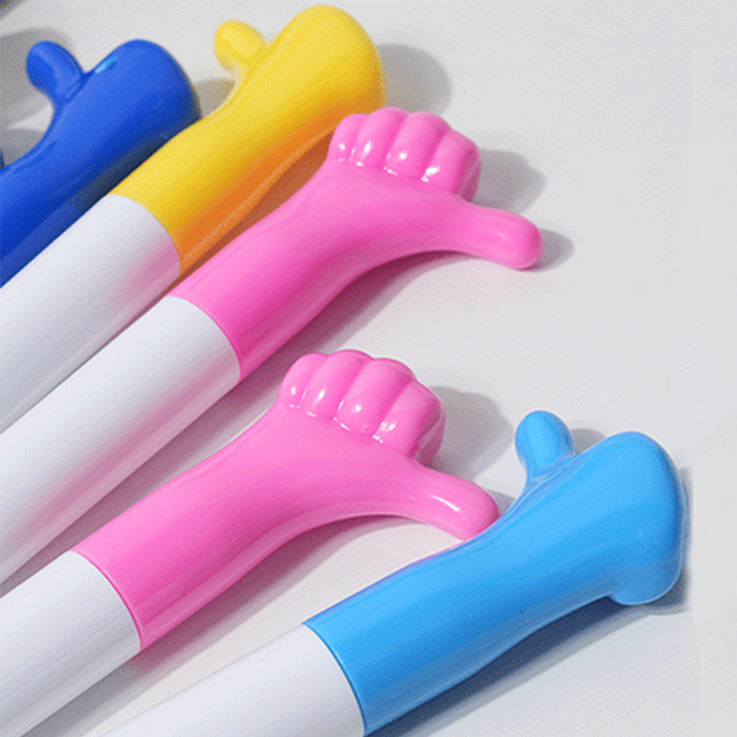 The creative cartoon gesture shaped ballpoint pen 4
