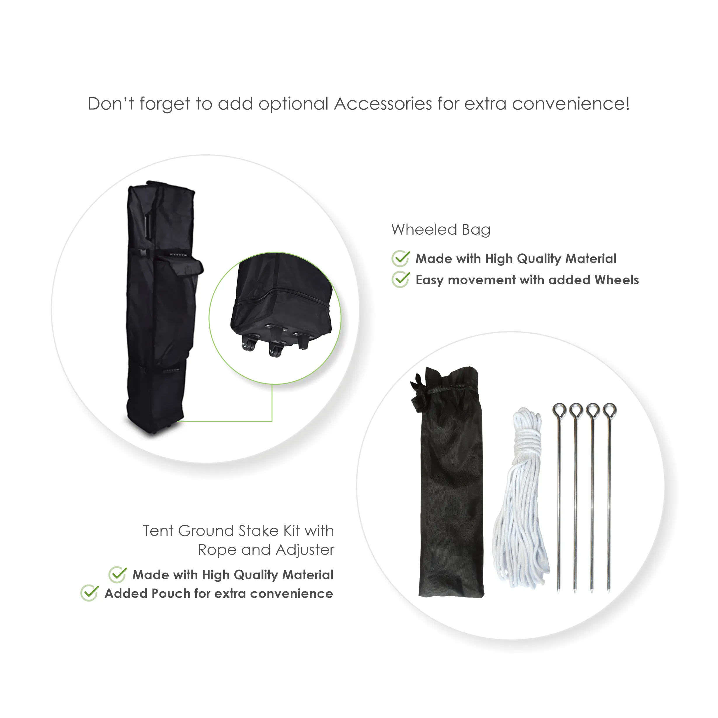 10'x15' Tent Canopy w frame, 2 side full + 1 long half wall 1