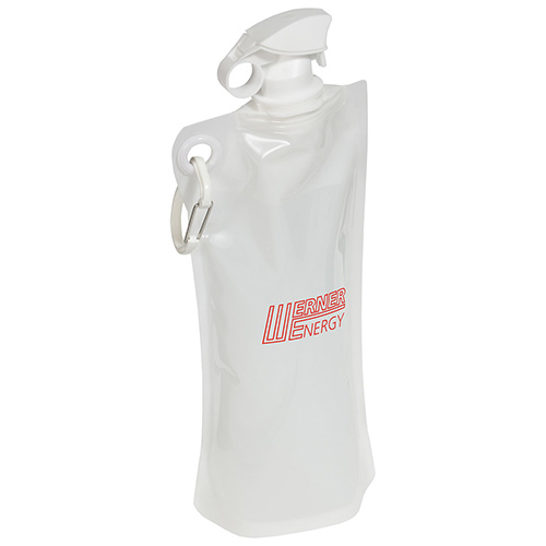 Flip Top Foldable Water Bottle with Carabiner 34