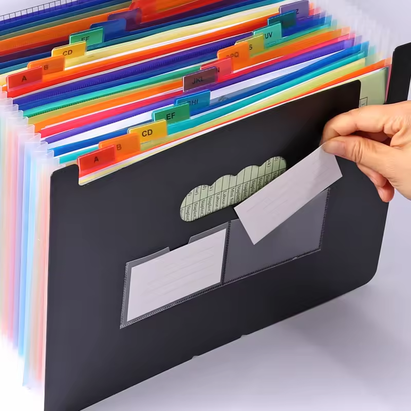36 Pockets accordion file folders
5