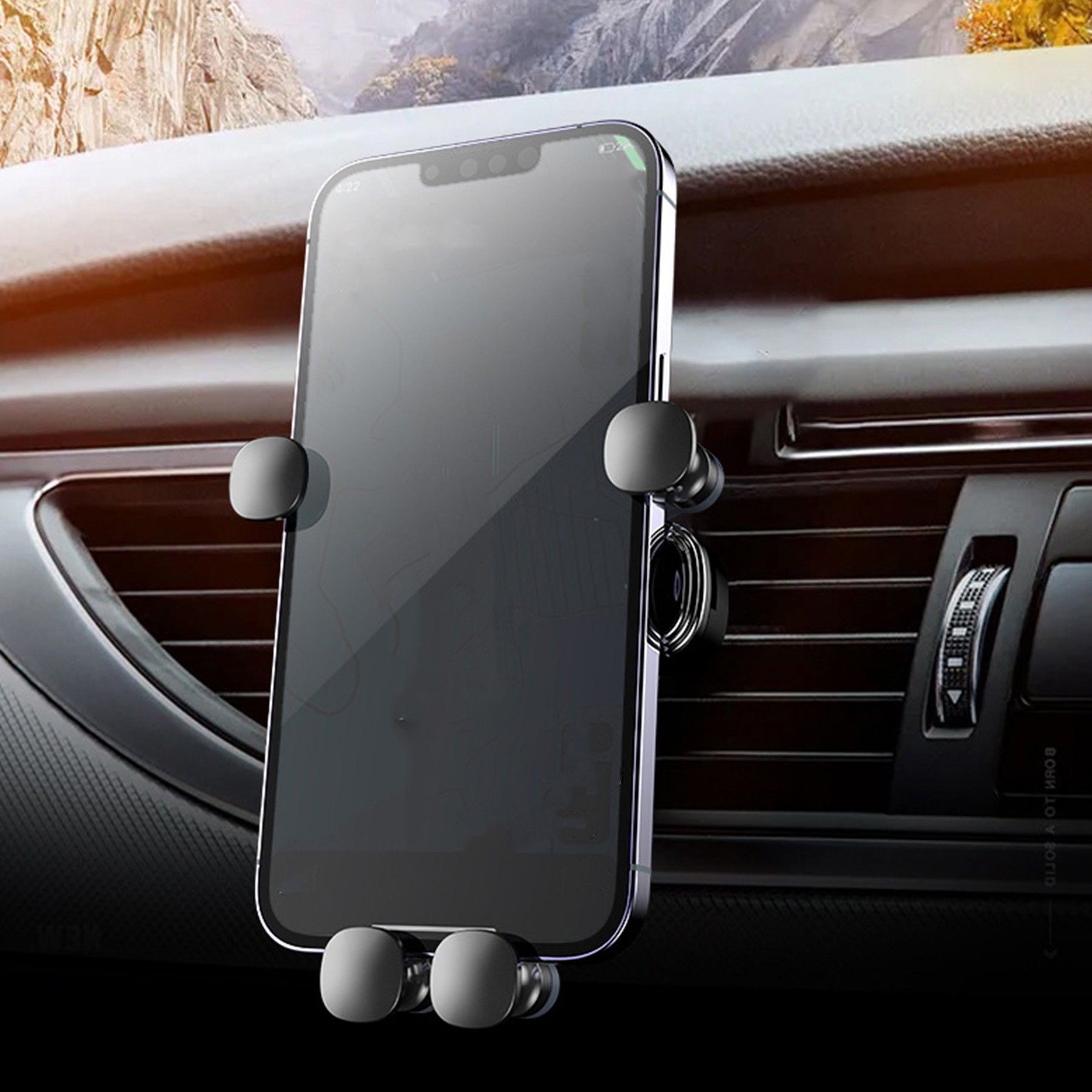 Full Printing Car Air Vent Stand Phone Holder 4