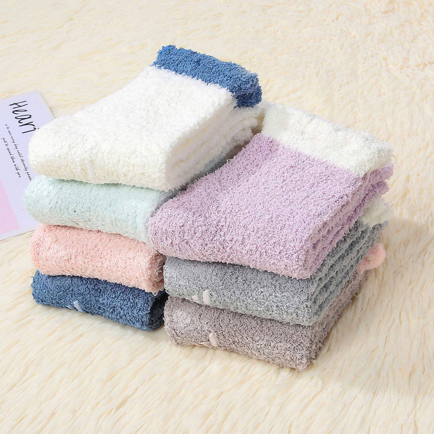 Anti Slip Plush Grip Socks 4