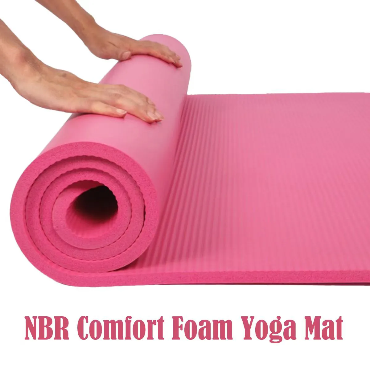 Comfort Extra Thick Non Slip Yoga Mat with Carrying Strap 9
