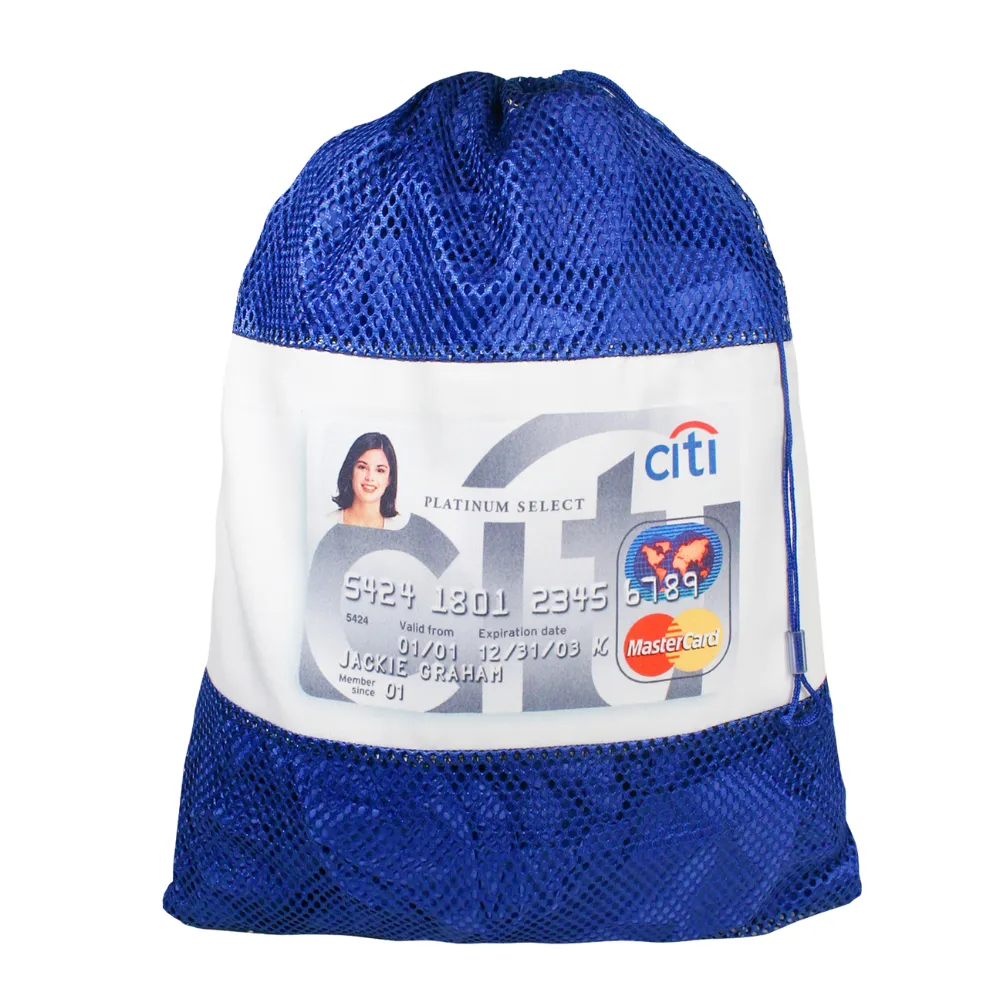 Mesh Laundry Bag with Panel 6