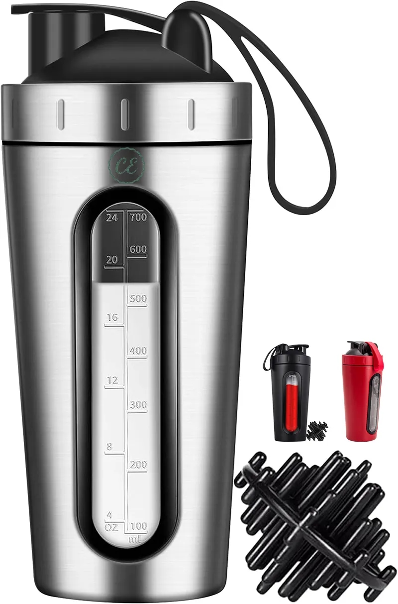 Stainless Steel Protein Shaker Bottle 2