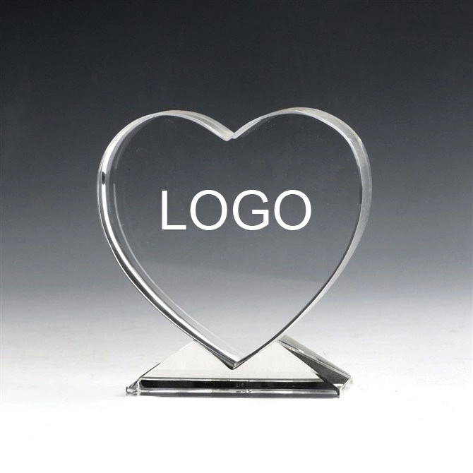Custom Crystal Heart Awards 5