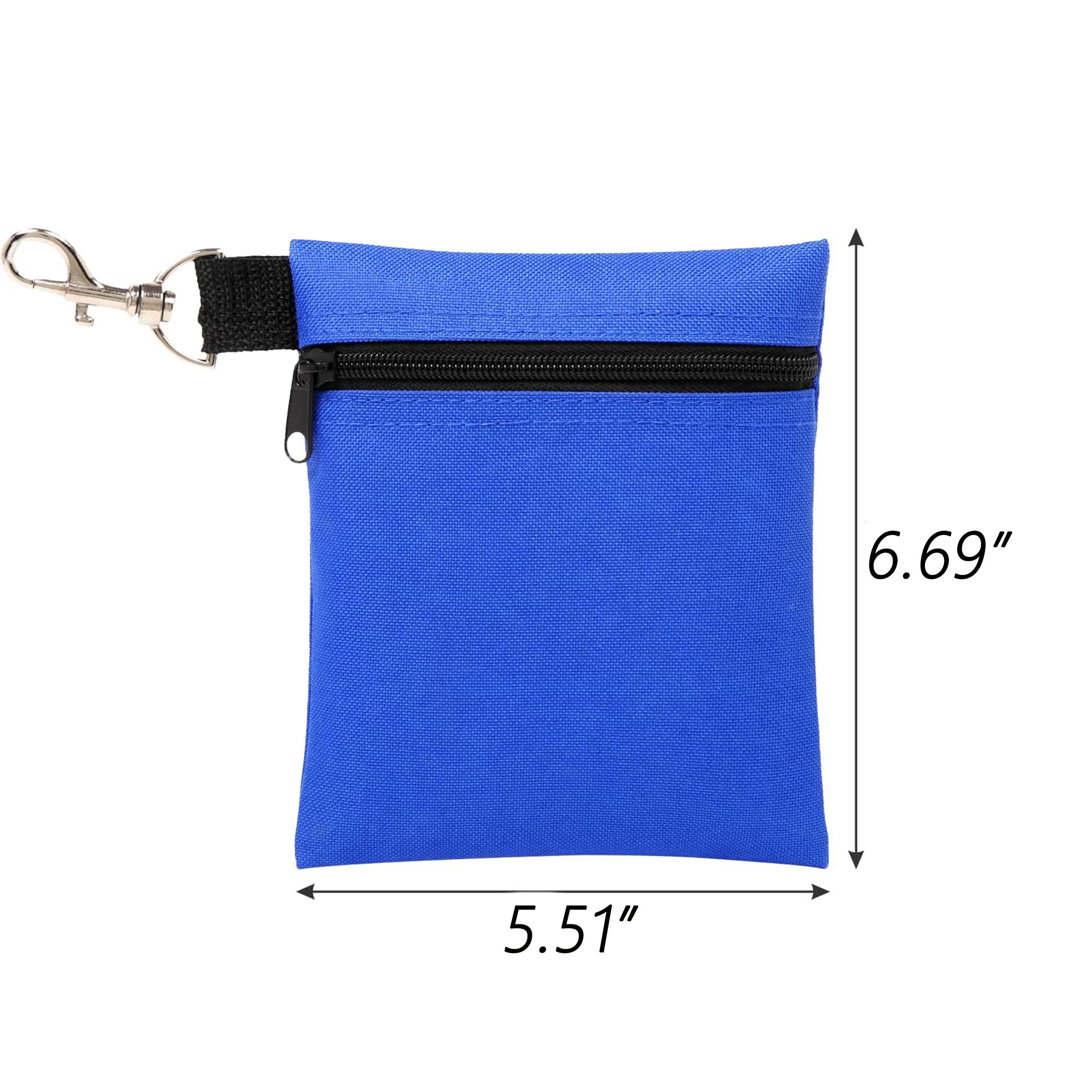 Zipper Golf Ball Pouch Bag 4