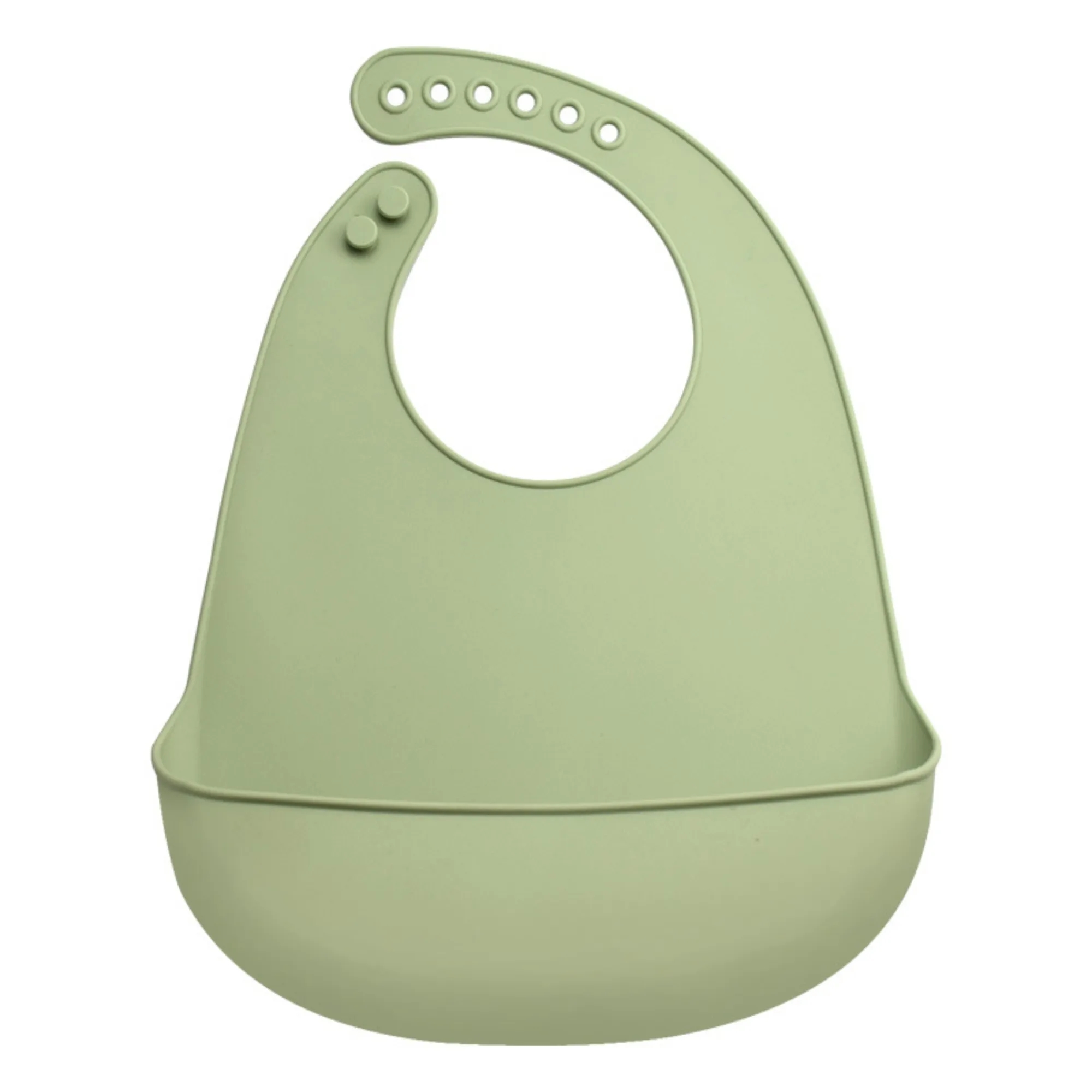 Baby Food-Grade Silicone Waterproof Bib 6
