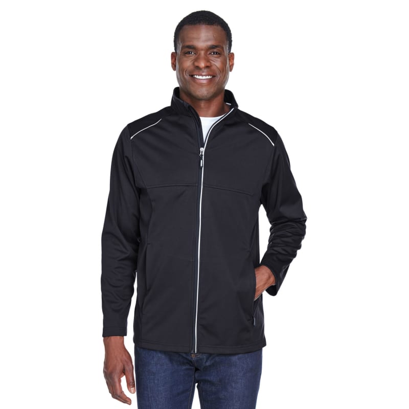 CORE365 Men's Techno Lite Three-Layer Knit Tech-Shell 1