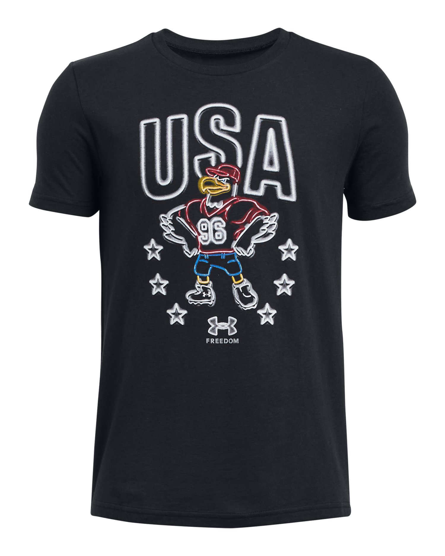 UA Freedom Energy Graphic Boys' Short Sleeve, custom youth shirt with logo imprint 3