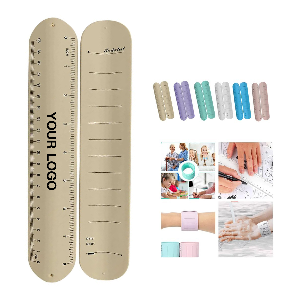 Silicone Reminder Bracelet for Daily Notes 5