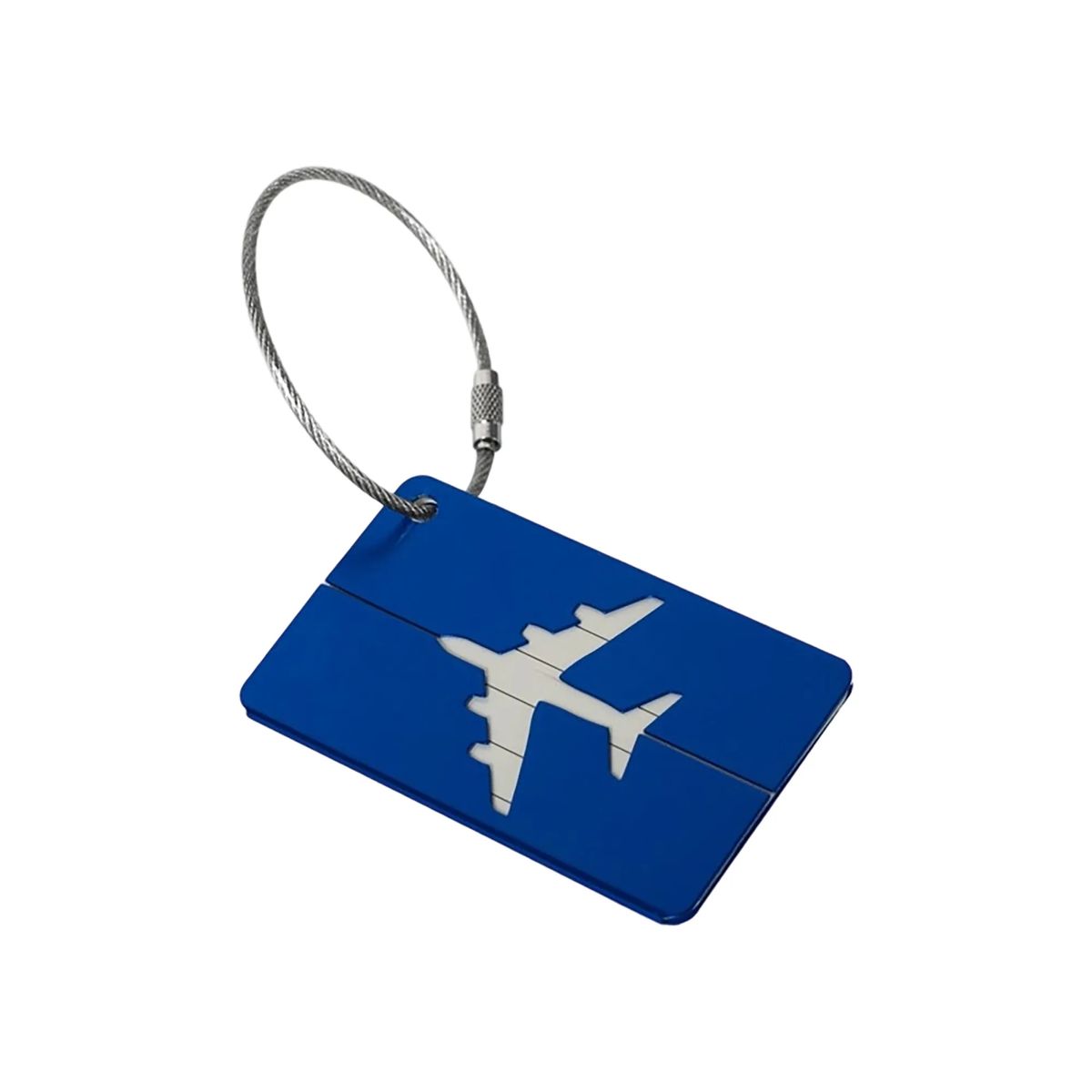 Durable Aluminum Luggage Tag with Steel Wire Loop 13